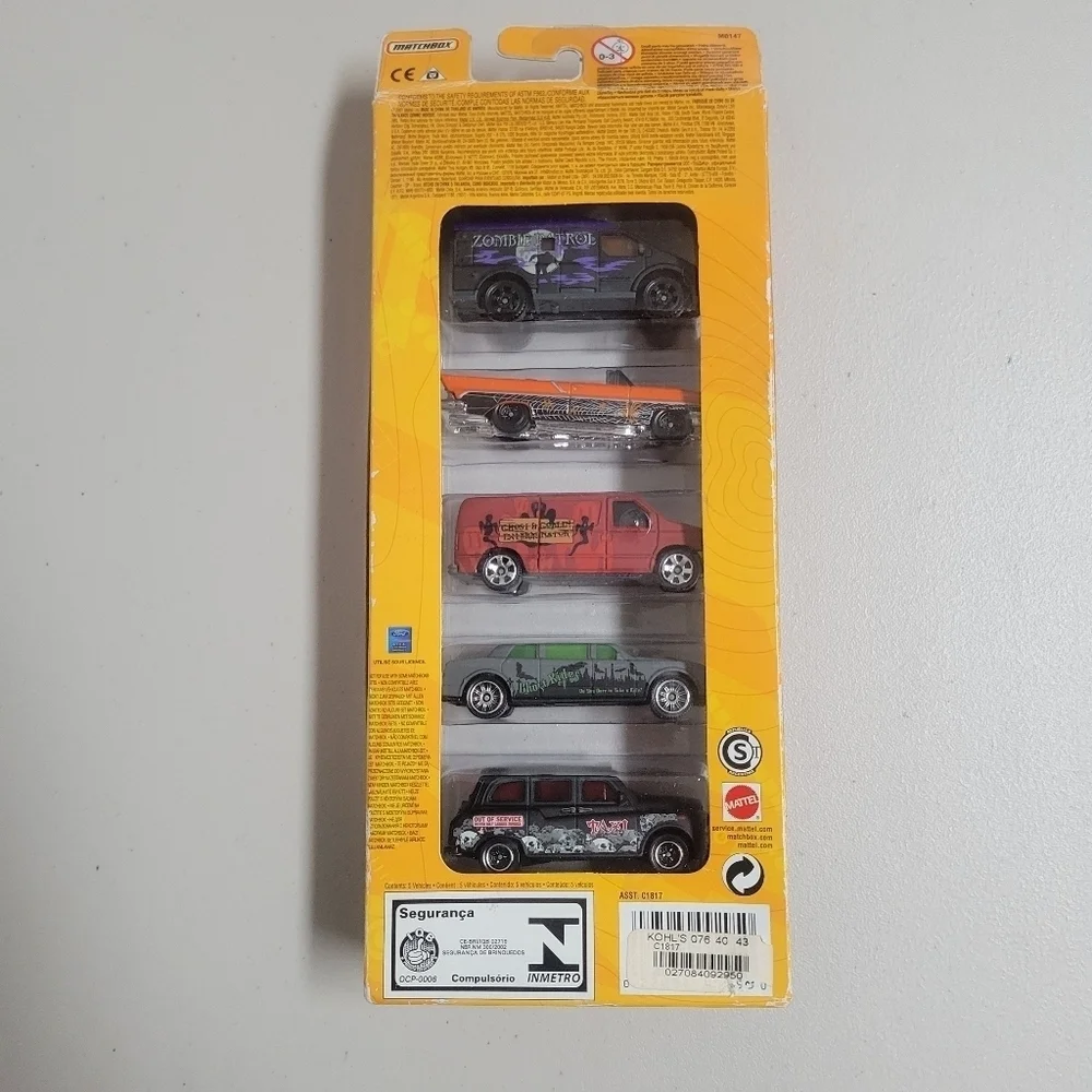 Matchbox 2008 NEW Old Stock Haunted House Edition 5 Pack MBX metal